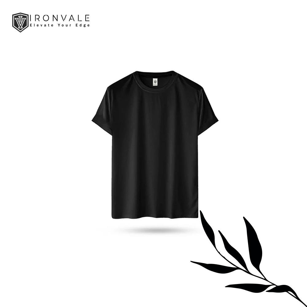 IRONVALE Premium 100% Cotton T-Shirt – Black