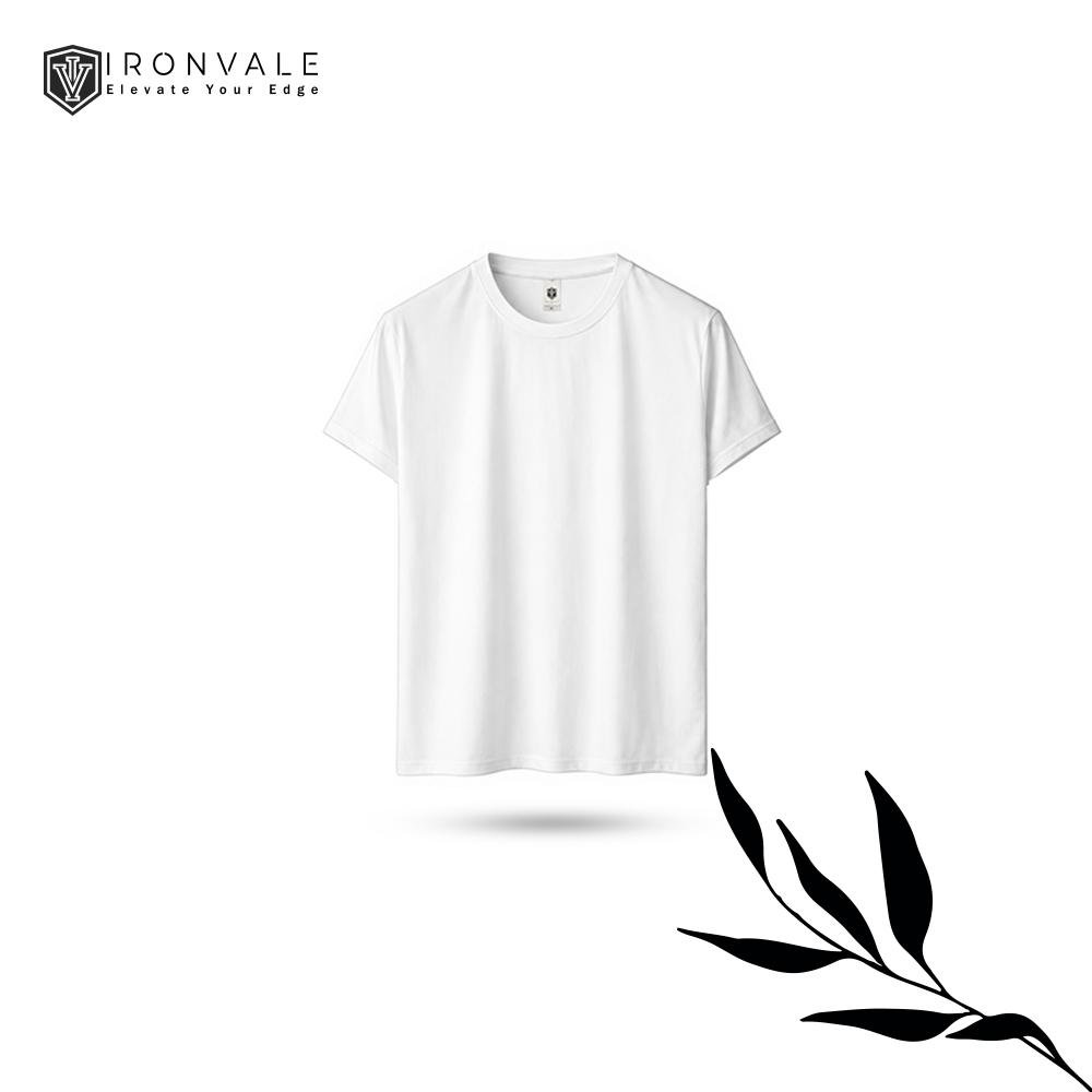 IRONVALE Premium 100% Cotton T-Shirt – White