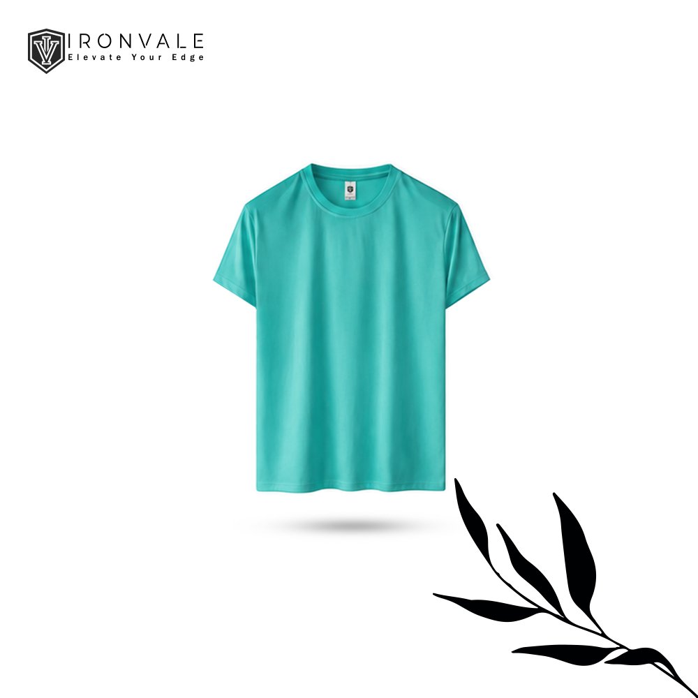 IRONVALE Premium 100% Cotton T-Shirt – Turquoise