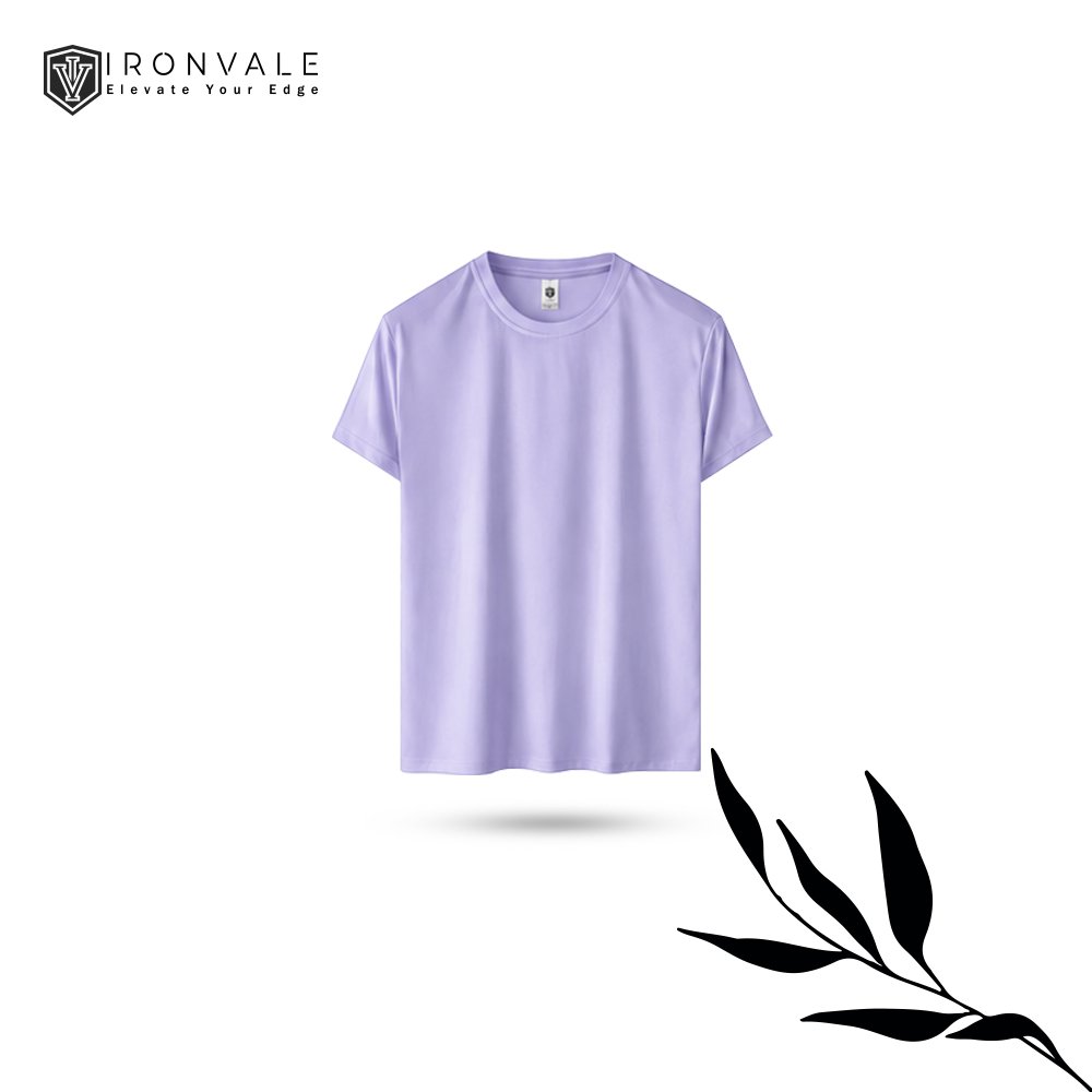 IRONVALE Premium 100% Cotton T-Shirt – Lavender